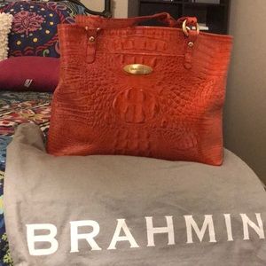 Brahmin Orange Purse